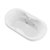 Atlantis Whirlpools Indulgence 41 x 70 Oval Air & Whirlpool Bathtub 4170IDL